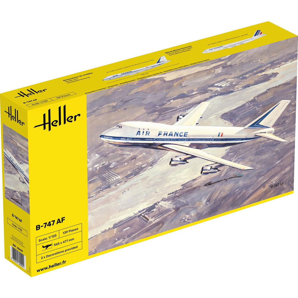 エレール 1/125 B-747 ジャンボ エールフランス HE80459｜模型・プラモ総合専門店　ホビコレ