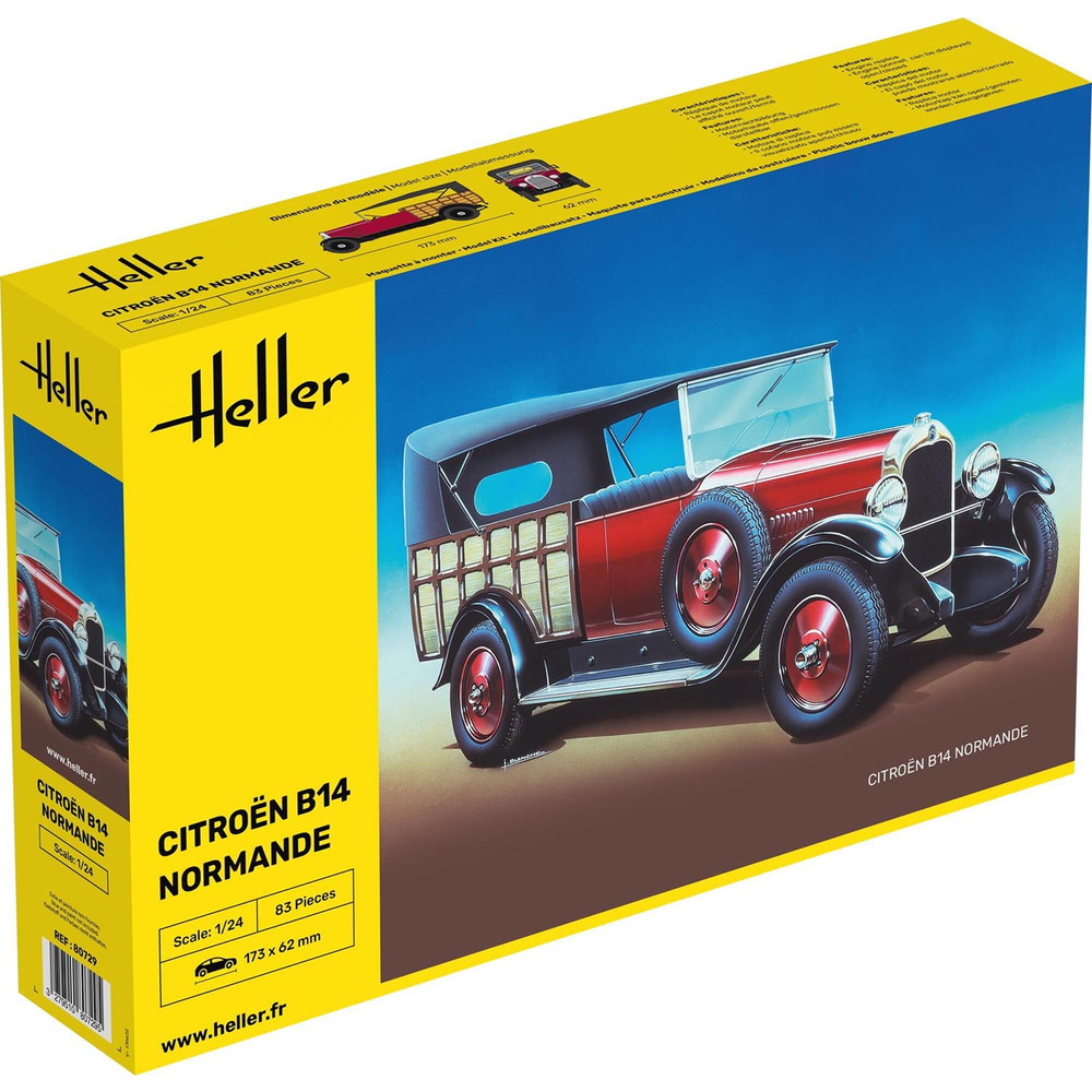 エレール 1/24 シトロエン B14 ノルマンド プラモデル HE80729
