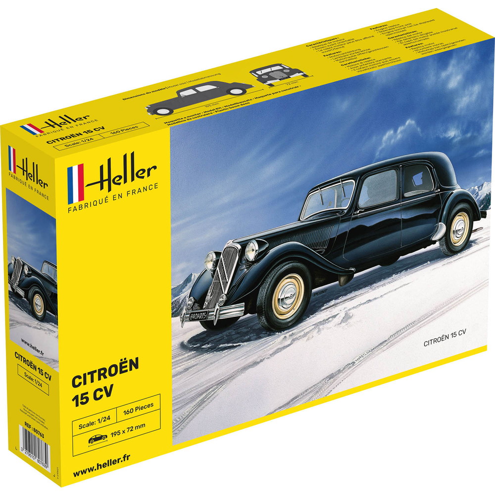 エレール 1/24 シトロエン 15 CV プラモデル HE80763