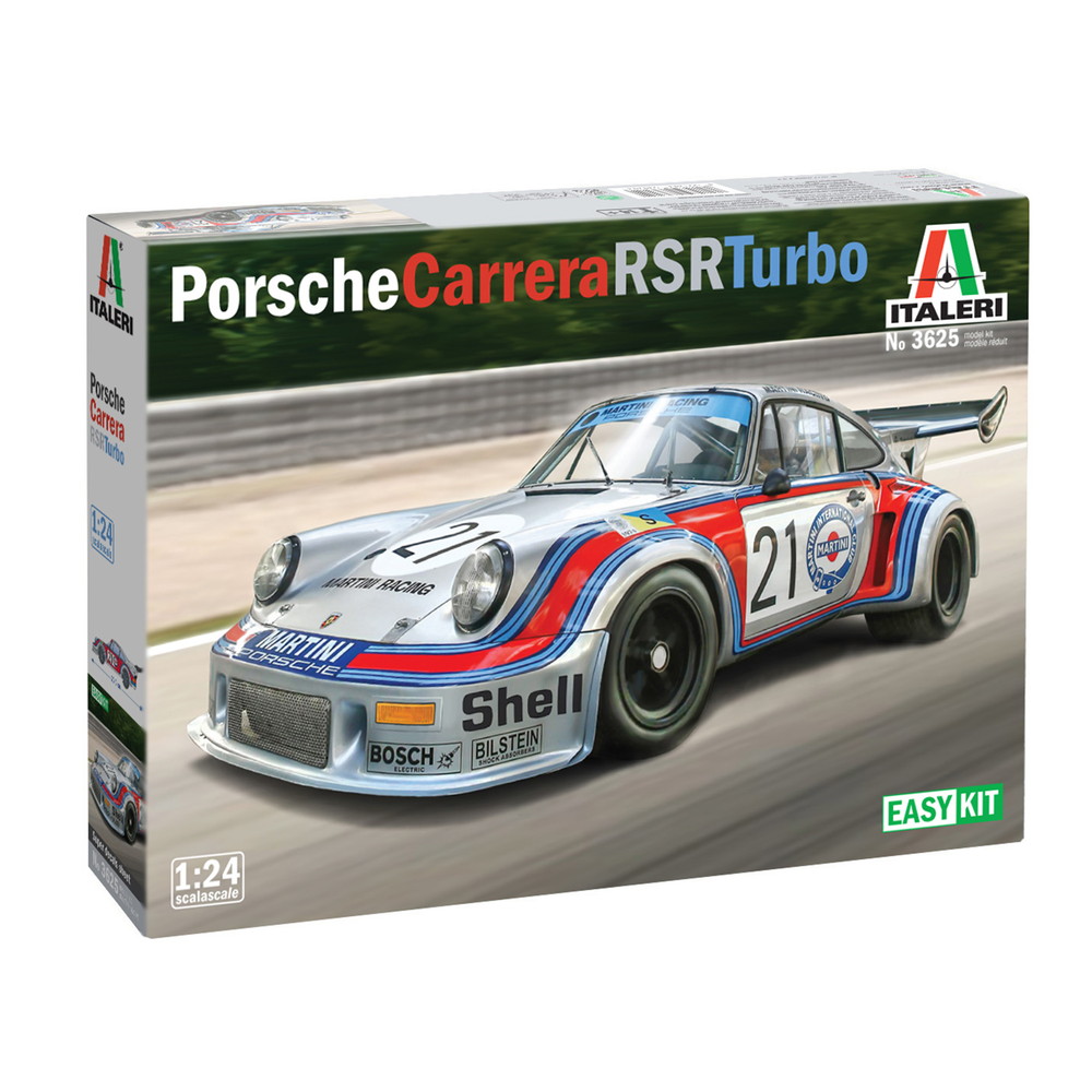 イタレリ 1/24 ポルシェ 911 カレラ RSR ターボ （日本語説明書なし）プラモデル IT3625h