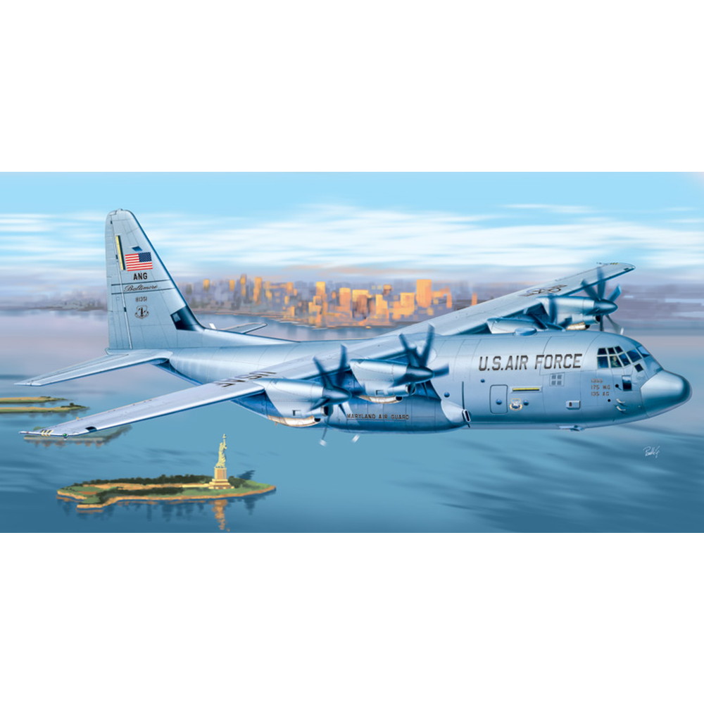 イタレリ 1/72 アメリカ空軍 C-130J ハーキュリーズ プラモデル IT1255