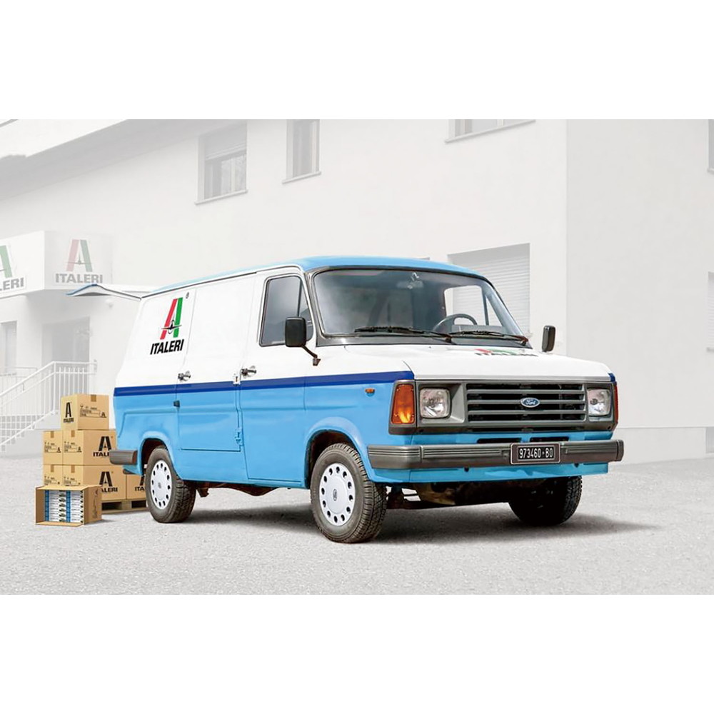 イタレリ 1/24 フォード トランジット イタレリ 配送車 プラモデル IT3975