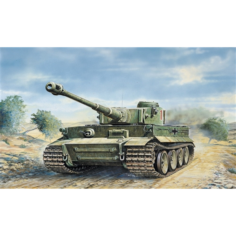 イタレリ 1/35 WW.II ドイツ軍 Pz.Kpfw.VI ティーガーI 戦車 E型 プラモデル IT0286