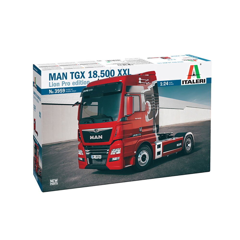 イタレリ 1/24 MAN TGX XXL D38 新規パーツ追加/新デカール仕様 プラモデル IT3959