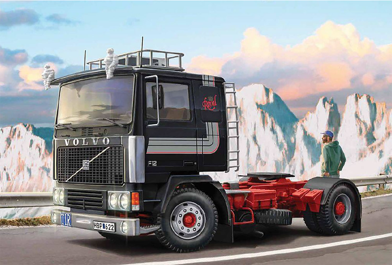 イタレリ 1/24 ボルボF-12 インタークーラー ロールーフ アクセサリー付き IT3957