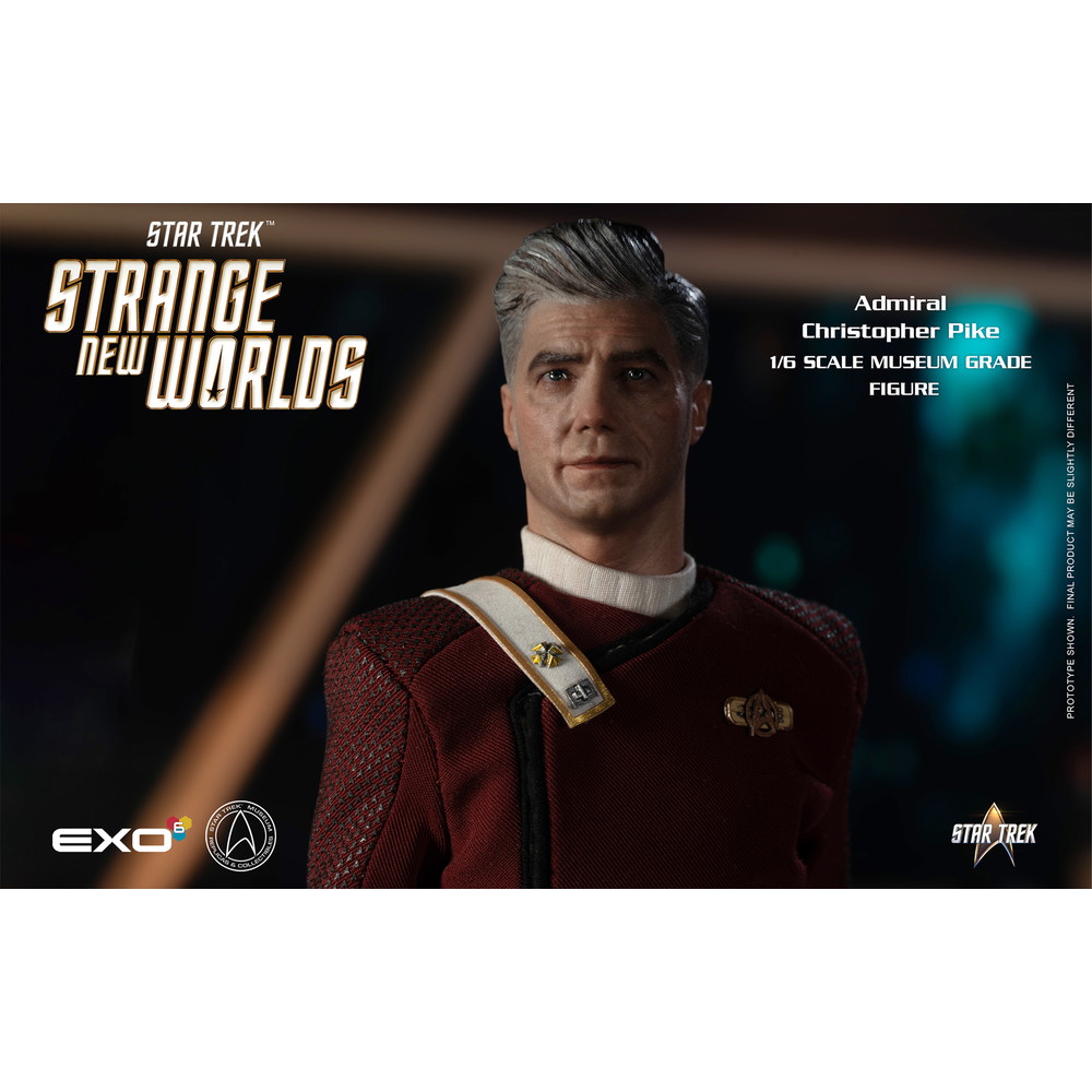 EXO-6 1/6 ハイパーリアリスティックアクションフィギュア スター・トレック：ストレンジ・ニュー・ワールド クリストファー・パイク提督 情けの価値（A Quality of Mercy） フィギュア EXO-02-120