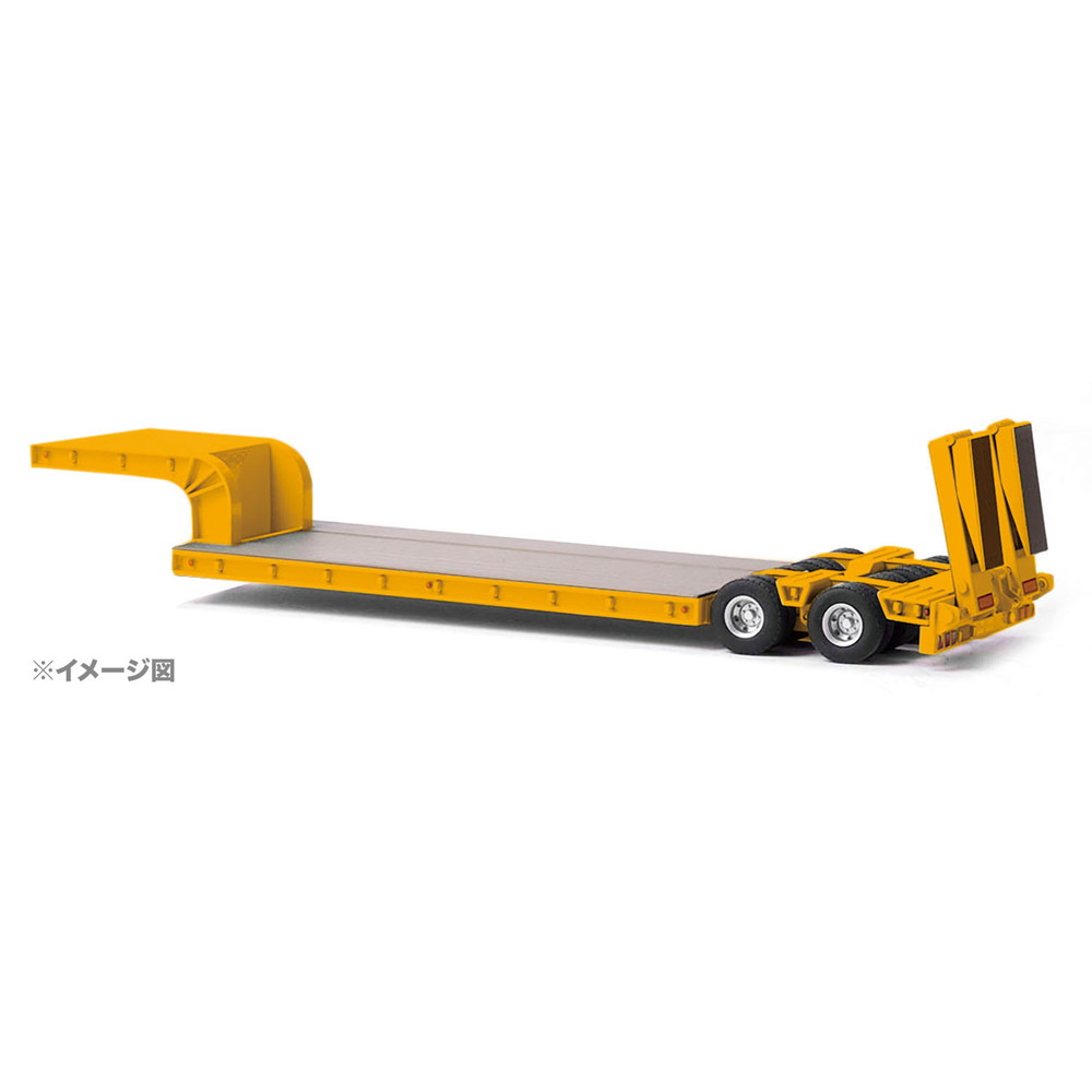 プラッツ 1/50 16輪 中低床重量物運搬用トレーラ 自動あゆみ付き イエロー 完成品 KK1011YLh