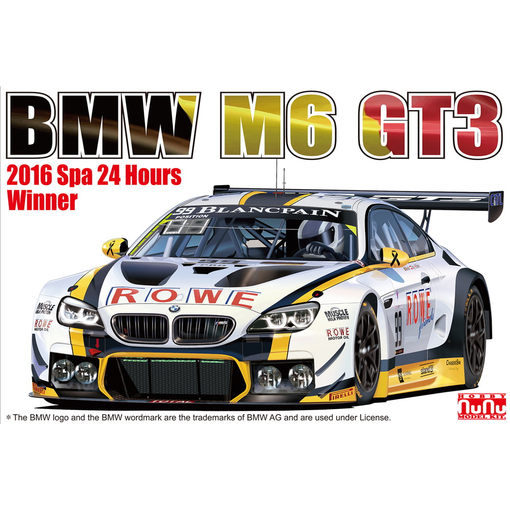 プラッツ/NuNu 1/24 レーシングシリーズ BMW M4 GT3 2022 1/24 レーシングシリーズ BMW M4 GT3 2022 DTM チャンピオン