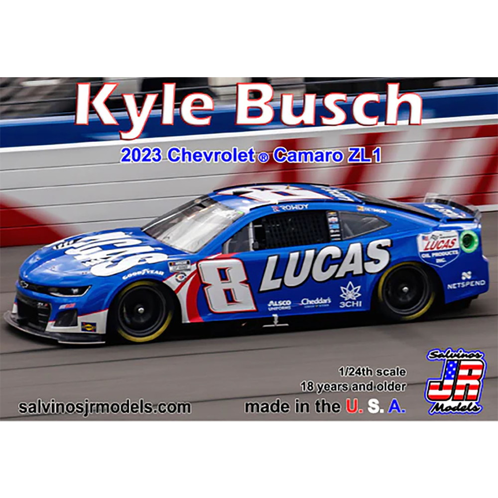 サルビノスJRモデルズ 1/24 カイル・ブッシュ #8 ルーカス オイル シボレー カマロ NASCAR 2023 RCC2023KBL 9,129円