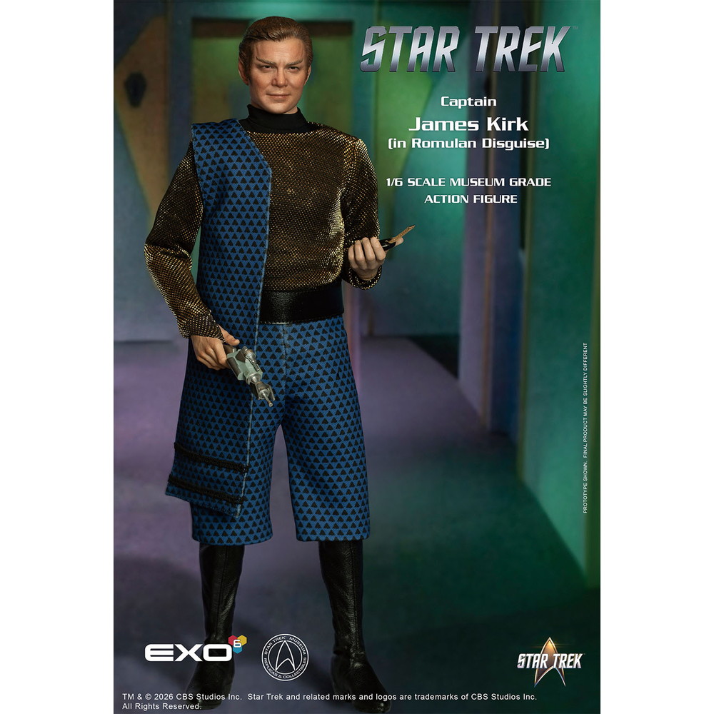 EXO-6 1/6 ハイパーリアリスティックアクションフィギュア スター・トレック:宇宙大作戦 カーク船長 ロミュラン変装ver. フィギュア EXO-01-111|模型・プラモ総合専門店 ホビコレ
