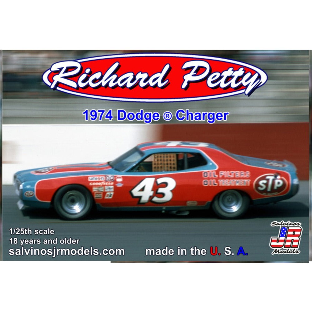 サルビノスJRモデルズ 1/25 リチャード・ペティ 1974 ダッジ・チャージャー プラモデル RPDC1974D