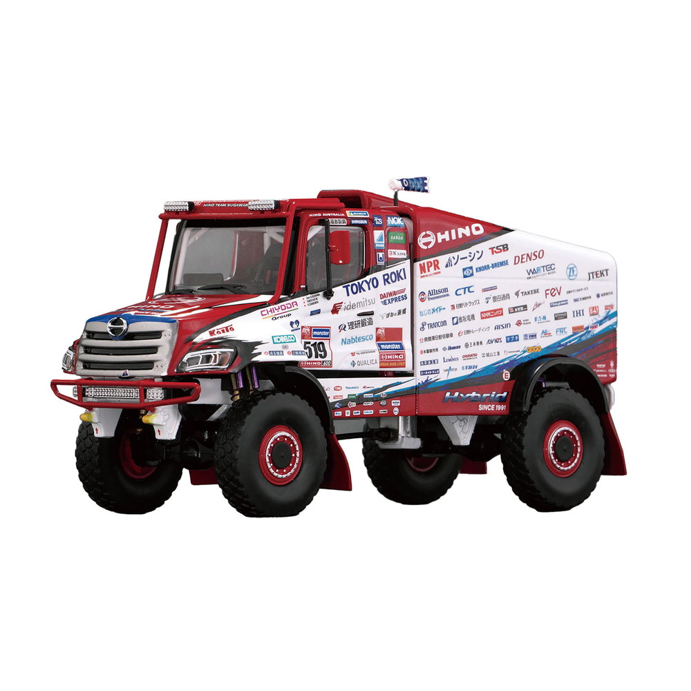 株式会社日野ヒューテック 1/43 HINO 600シリーズ ハイブリッド 2023 ダカールラリー 完成品 SP-196|模型・プラモ総合専門店 ホビコレ