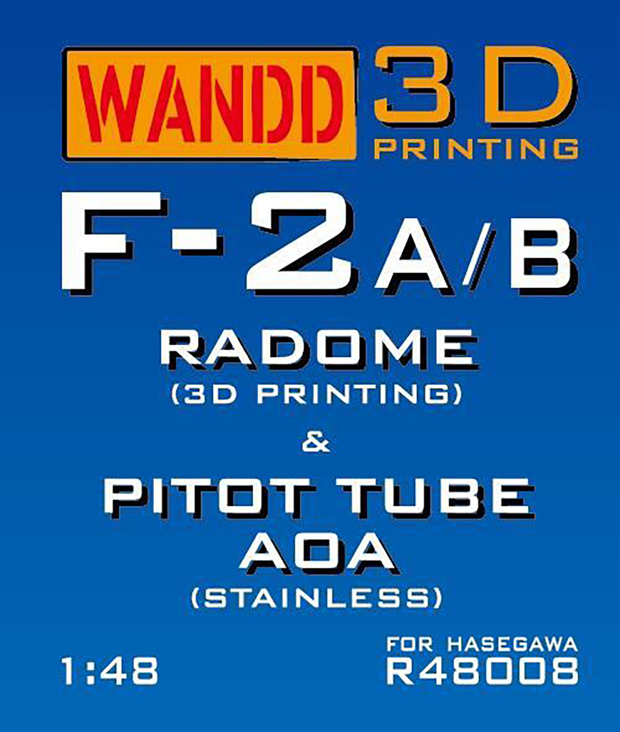 WandD Studio 1/48 F-2A/B レドーム&ピトー管 AOA WDR48008