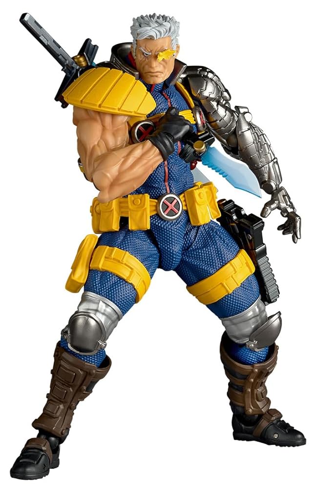 海洋堂 (KAIYODO) リボルテック アメイジング・ヤマグチ X-MEN ケーブル Ver.1.5 全高約170mm ノンスケール PVC・ABS・POM製 塗装済み 可動フィギュア NR083画像