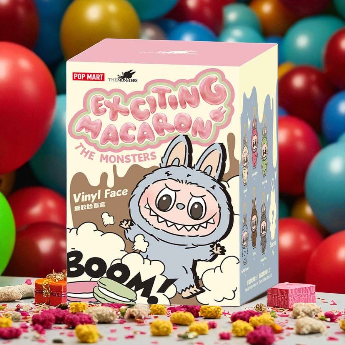【即日発送】LABUBU THE MONSTERS Exciting マカロン THE MONSTERS - Tasty Macarons Vinyl Face Blind Box | Blind