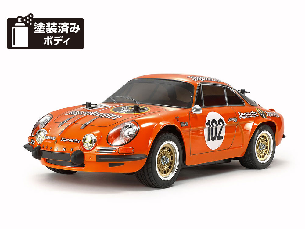 タミヤ RC ラジコン 電動RCカーシリーズ No.708 1/10RC アルピーヌA110 イェーガーマイスター 1973 (M-06シャーシ) 58708