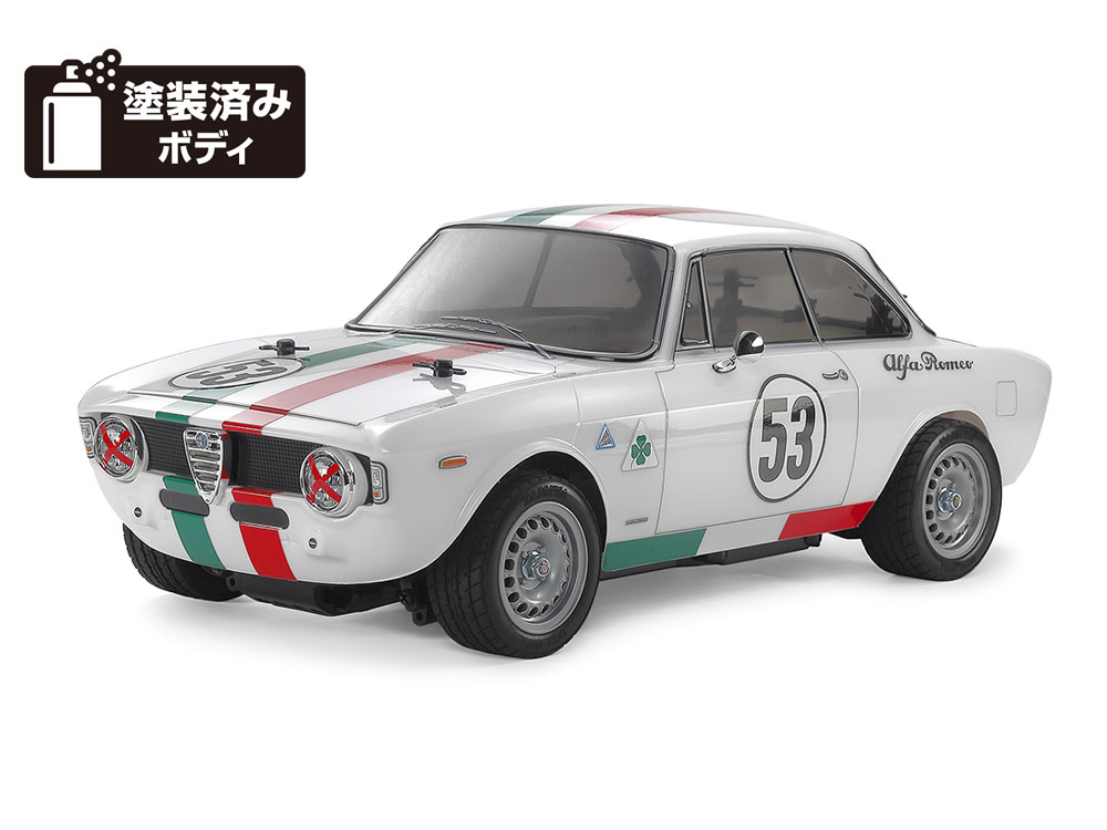 タミヤ RC ラジコン 電動RCカーシリーズ No.732 1/10RC アルファロメオ ジュリア スプリント GTA クラブレーサー( MB-01シャーシ) 58732|HOBBYONE キャンプ アウトドア用品