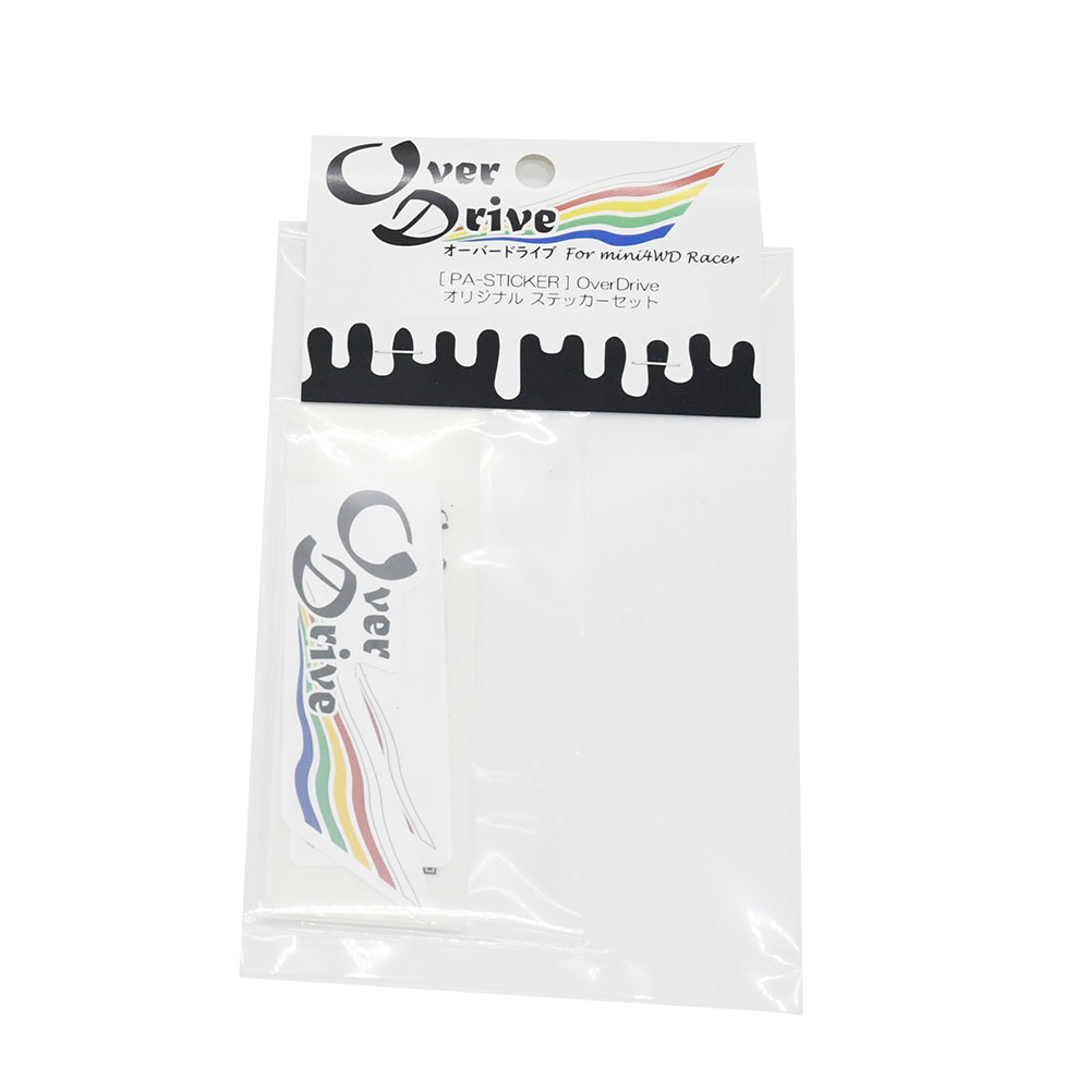 Over Drive ミニ四駆 OverDrive オリジナルボディーステッカーセット 治具 (オーバードライブ）画像