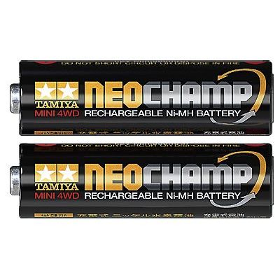 楽天市場】ミニ四駆 単3形ニッケル水素電池 ネオチャンプ(2本)【タミヤ