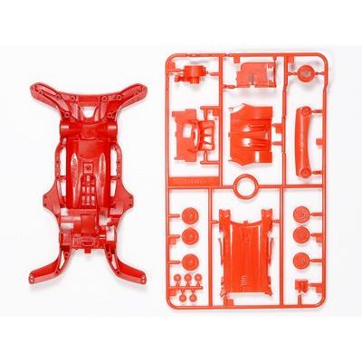 楽天市場】タミヤ ミニ四駆グレードアップパーツ AR蛍光カラーシャーシ