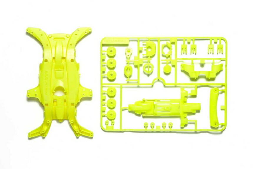 楽天市場】タミヤ ミニ四駆グレードアップパーツ AR蛍光カラーシャーシ