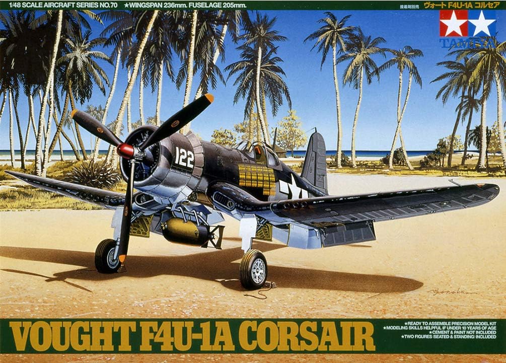 プラモデル完成機　1/48　F4U-１/Aコルセア minato-m_4950344992492