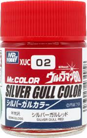 GSIクレオス Mr.カラー XUC02 ウルトラマンカラー シルバーガルレッド 18ml ウルトラマン80 クレオス 塗料 塗装用品画像