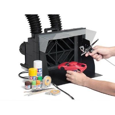 タミヤ エアーブラシシステム No.34 ペインティングブースII(ツインファン) 74534｜HOBBYONE キャンプ アウトドア用品