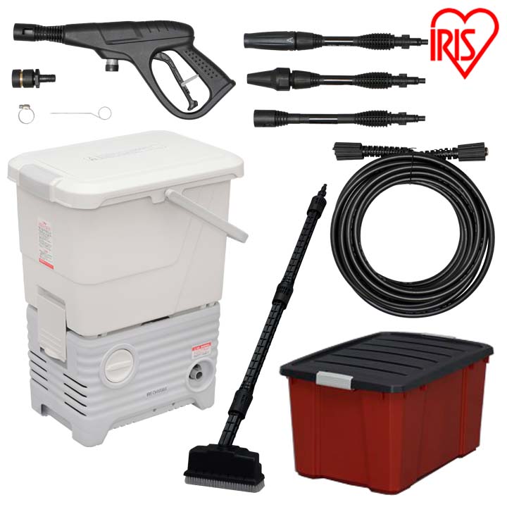 人気アイテム タンク式高圧洗浄機ベランダクリーナーセットsbt 512n 送料無料静音洗浄機高圧洗浄洗車外壁掃除セットタンクバケツアイリスオーヤマ Cpir 流行アイテム