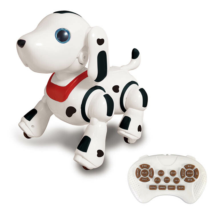 ロボパピー フレンドリー！プッチ 犬ロボ 犬 ロボット ダルメシアン 充電式 ペットロボ ラジコン リモコン ペット 室内 TKSK株式会社