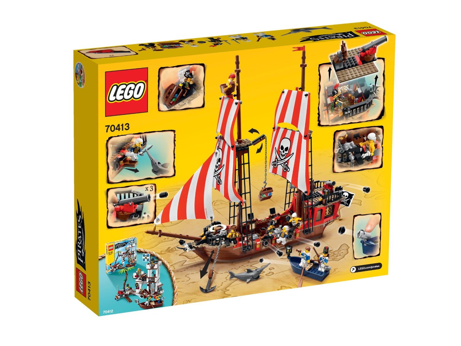 Lego Pirates Pirate Ship 70413 Which Is Targeted For 250 Yen Off Coupon