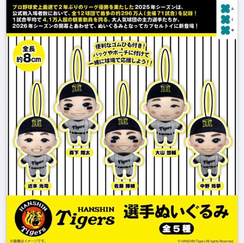 楽天市場】阪神タイガース ユニフォームマスコット 全9種+ディスプレイ
