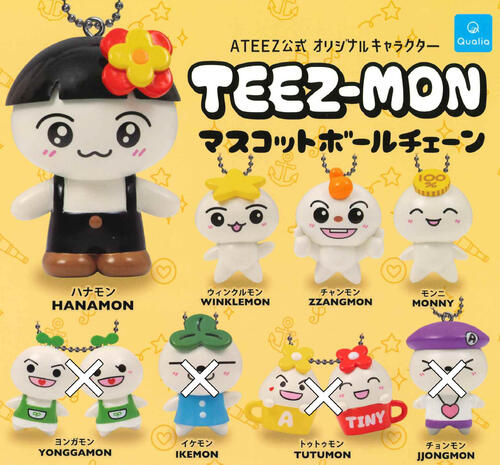 ATEEZ TEEZMON マスコット OT8 トレカ付 セット ATEEZ TEEZMON マスコット OT8 トレカ付 セット ②