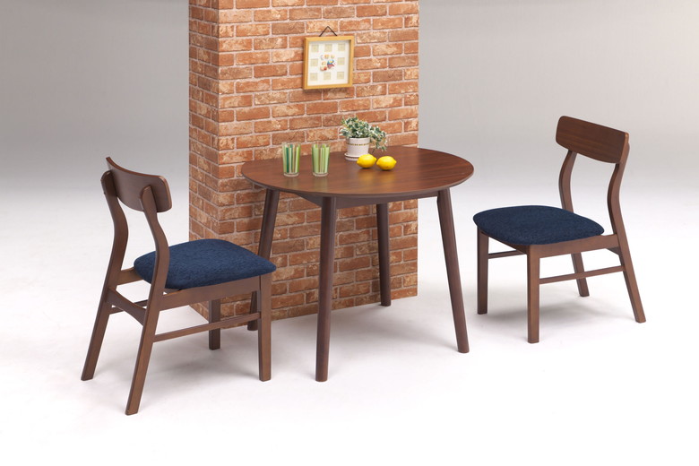 開梱設置送料無料 バタフライ 折りたたみ ダイニングテーブル ダイニングテーブルセット 2人掛け 幅105cm 食卓テーブルセット ダイニングセット 無垢 1人暮らし 2人暮らし Sermus Es