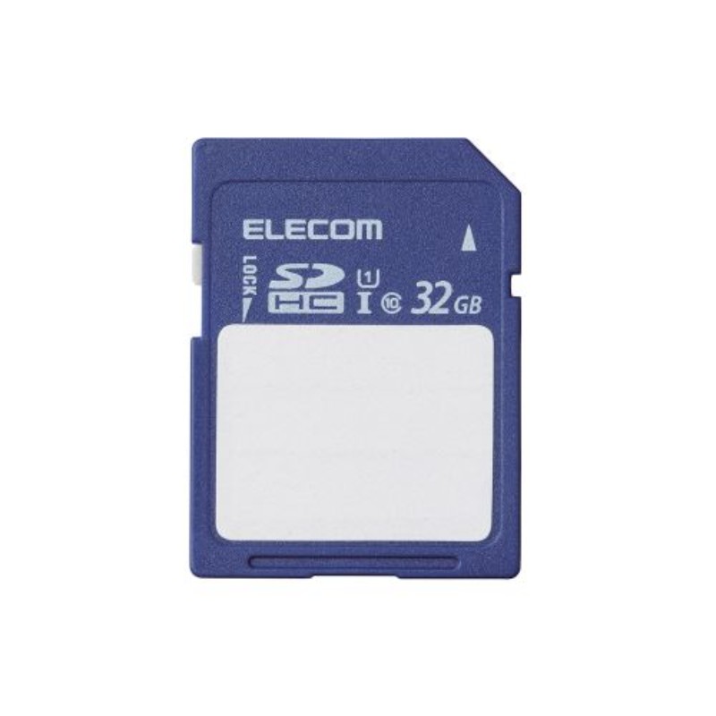 【5個セット】 エレコム 文字が書ける SDHC メモリカード MF-FS032GU11CX5 [▲][AS]
