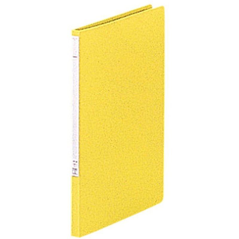 【10個セット】 LIHIT LAB. パンチレスファイルZ式 A4S 4黄 F-347-4-YEX10 オフィス用品 [▲][AS]