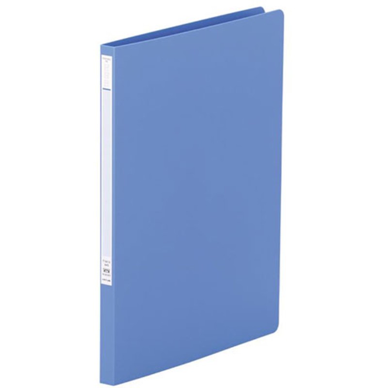 【10個セット】 LIHIT LAB. パンチレスファイルZ式 A4S 青 F-347-8-BLX10 オフィス用品 [▲][AS]