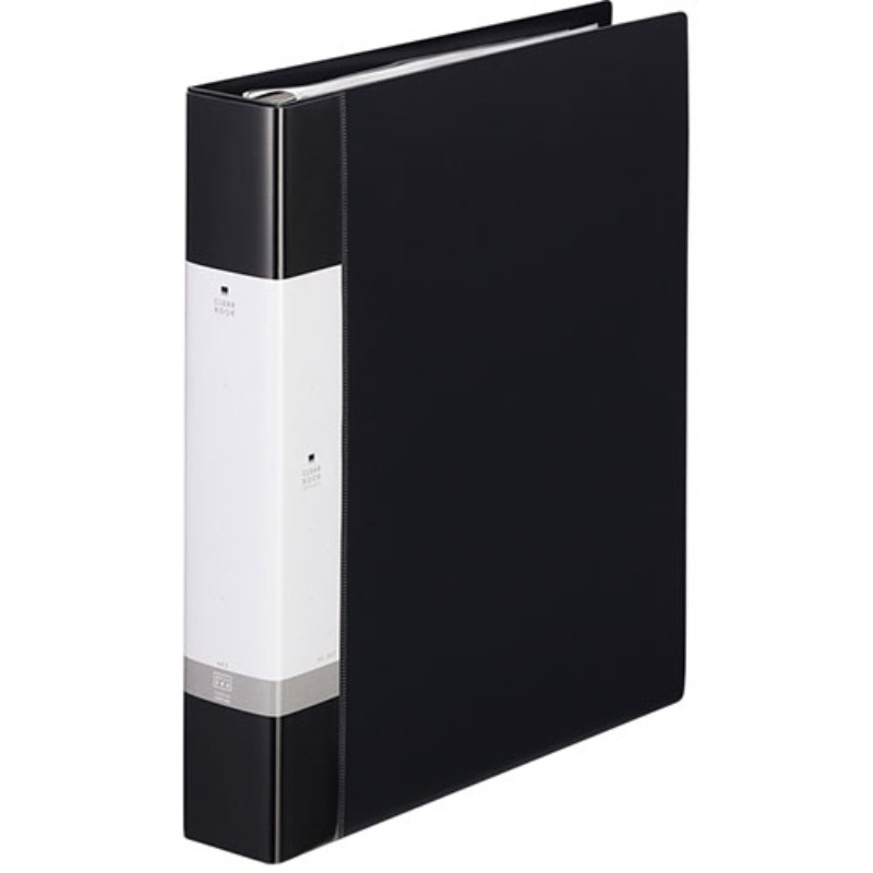 【5個セット】 LIHIT LAB. リクエスト クリヤーブック A4S 35P 黒 G3803-24-BKX5 オフィス用品 [▲][AS]