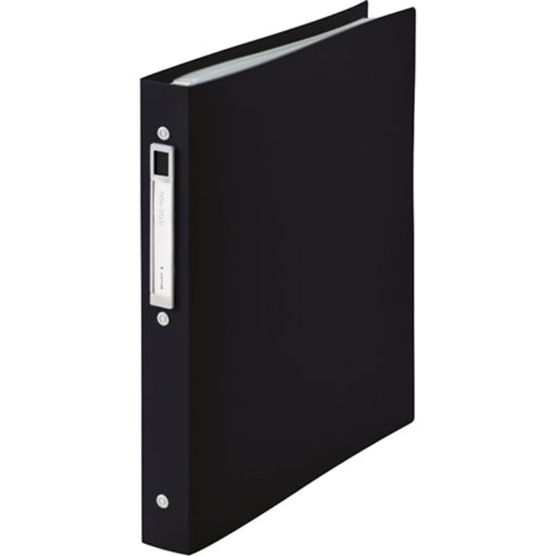 【5個セット】 LIHIT LAB. クリヤーブック A4 交換式 20ポケット ブラック N-7683-24-BKX5 オフィス用品 [▲][AS]