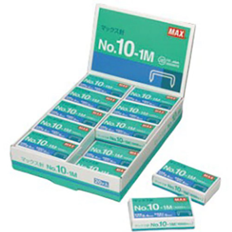 楽天市場】【3セット】 MAX ホッチキス針 No.10-1M(×20) MS91187-20X3