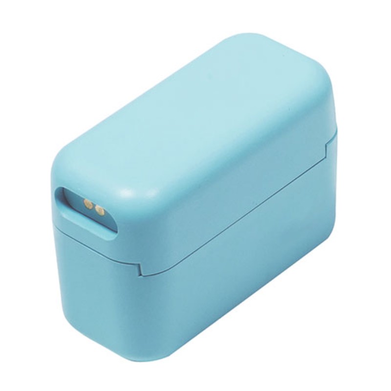 FlukeForest 歯ブラシ除菌キャップ スライド式 コンパクト 防水設計IPX7 ブルーグレー FF-SSTI-BLG [▲][AS]