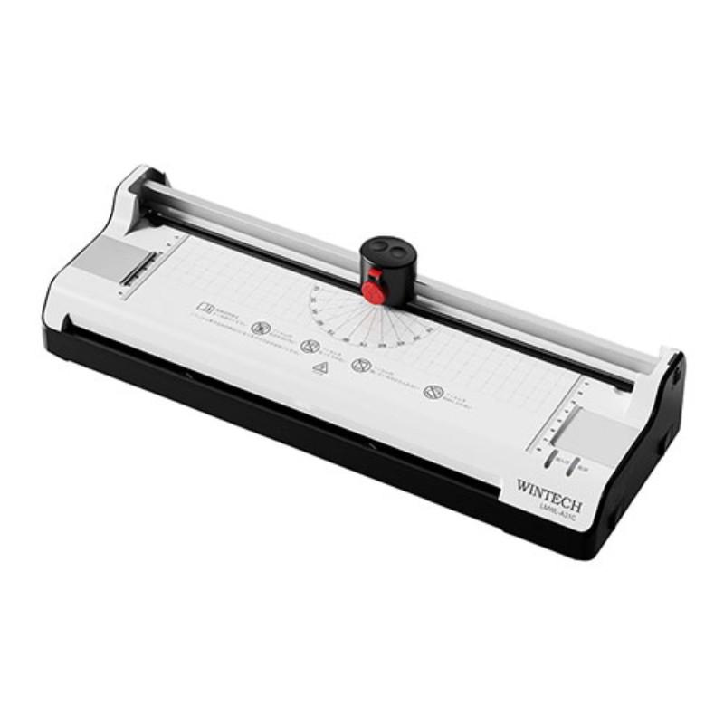 WINTECH A3マルチラミネーター 便利機能を搭載 ホワイト×ブラック LMWL-A31C [▲][AS]