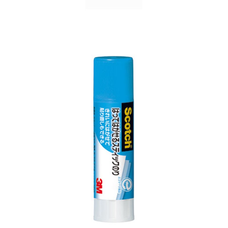 【10個セット】 3M Scotch スコッチ はってはがせるスティックのり 14g 3M-GR-BX10 事務用品 文房具 [▲][AS]