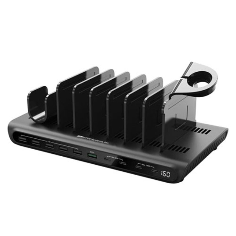 ラトックシステム USB充電ステーション 10ポート160W RS-USBCS10-160 [▲][AS]