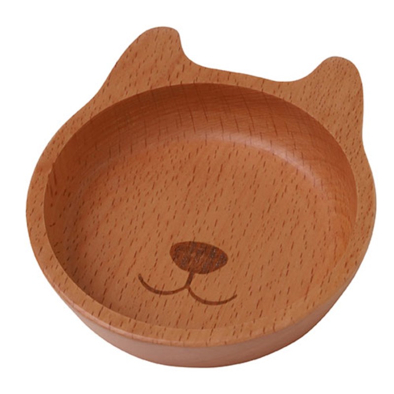【5枚セット】 ヤマコー てまひま工房 アニマル小皿 かわいい動物型の木製プレート animal plate いぬ yamaco78683X5 [▲][AS]