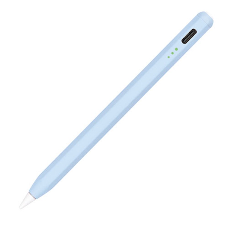 ナカバヤシ iPad専用充電式タッチペン ショートタイプ ブルー TPEN-002BL [▲][AS]