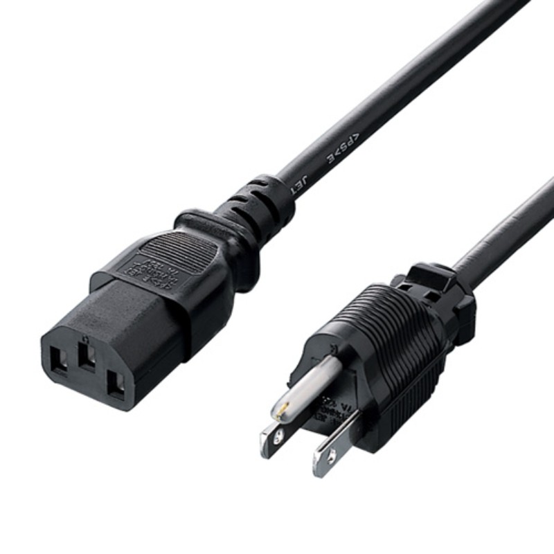 【5個セット】 サンワサプライ 電源コード KB-D3215AX5 [▲][AS] 7,420円