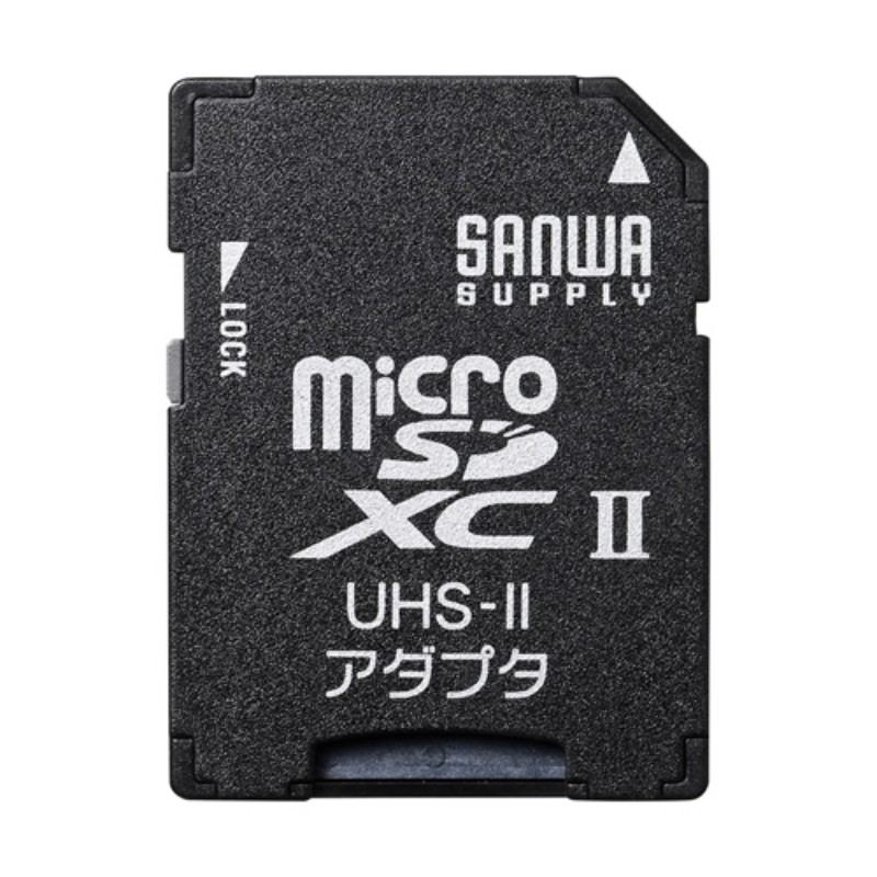 【5個セット】 サンワサプライ microSDアダプタ ADR-MICROUH2X5 [▲][AS]