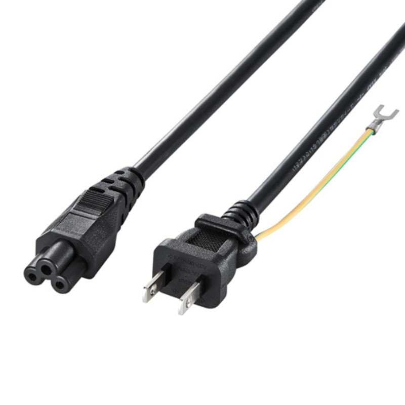 【5個セット】 サンワサプライ 電源コード KB-DM3S-2X5 [▲][AS]