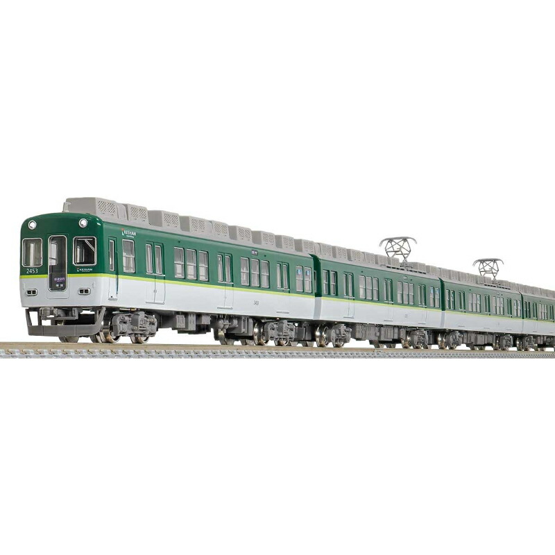 【グリーンマックス】 31840 京阪2400系(1次車・2453編成・新塗装)7両編成セット(動力付き) Nゲージ Nゲージ車両（完成品モデル） [▲][ME]